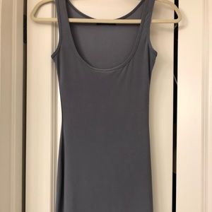 Gray Mini Dress